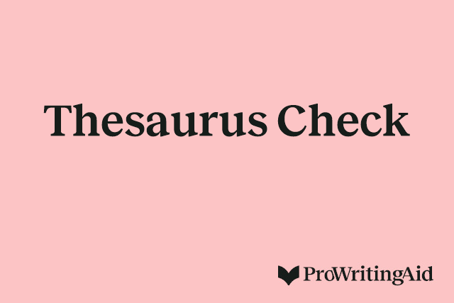 Thesaurus Check